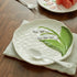 Ceramic Lily of the Valley Plate - Delicate Floral Design - Perfect for Dining