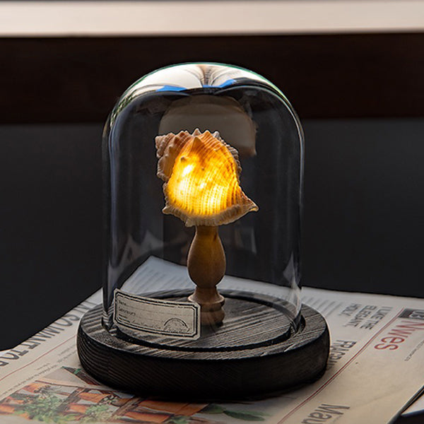DIY Sea-themed Night Light - Handmade Craft Kit - Natural Materials - Perfect Gift Idea - Sea Urchin - Seashell