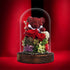 Moss Bear Preserved Flower Glass Dome - Everlasting Roses - Red - Pink - Purple - Blue - Valentine’s Gift