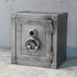 Industrial Iron Bedside Cabinet - Metal Nightstand with Lock or Non-Lock Option - Vintage Loft Storage Side Table