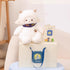 Cute Lamb Plush Toy - Ultra-Soft Faux Rabbit Fur - Stuffed with PP Cotton - 2 Size Options - Cozy & Huggable