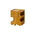 Rolling Storage Cart - Multi-Layer Design - Orange - Pink - Space-Saving Side Cabinet - Mobile Organizer