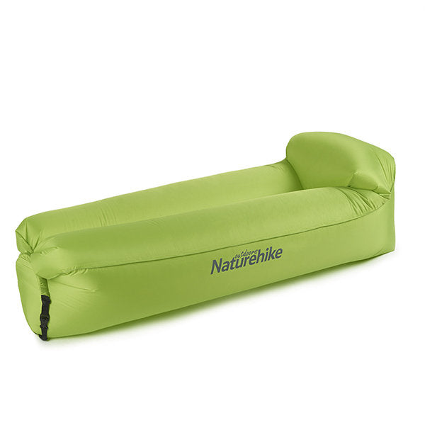 Inflatable Outdoor Sofa – Perfect for Beach and Camping - Orange - Green