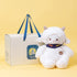 Cute Lamb Plush Toy - Ultra-Soft Faux Rabbit Fur - Stuffed with PP Cotton - 2 Size Options - Cozy & Huggable