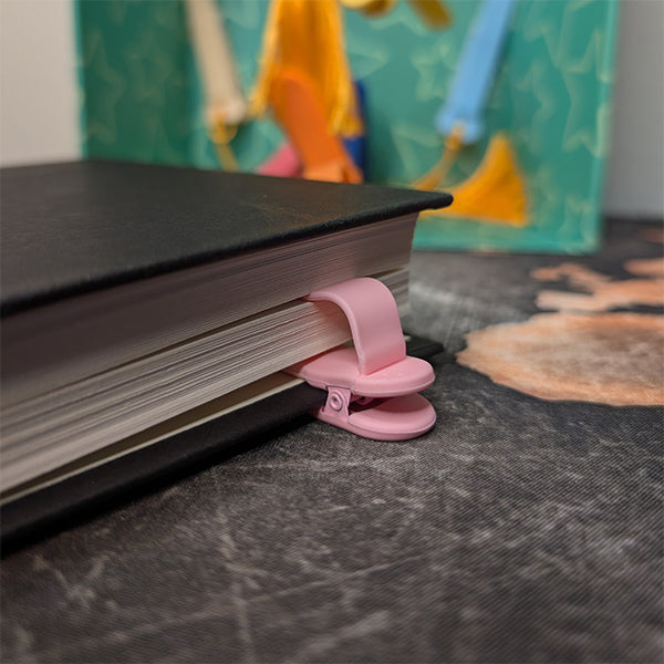 Smart Silicone Bookmark - Automatic Page Holder - Colorful Reading Clips - Flexible Non-Slip Design - Perfect for Books & Journals