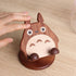 Cute Wooden Phone Stand - Totoro Shiba Inu & Cat - Foldable & Space-Saving - 360° Adjustable - Home & Office Use