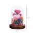 Moss Bear Preserved Flower Glass Dome - Everlasting Roses - Red - Pink - Purple - Blue - Valentine’s Gift