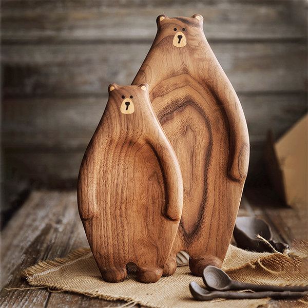 Adorable Bear Board - Wooden - Hand-polished Smooth Surface