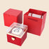 Surprise Ring Box Candle - Rotating Reveal - Birthday Bear Design - Proposal Gift - White - Pink - Red