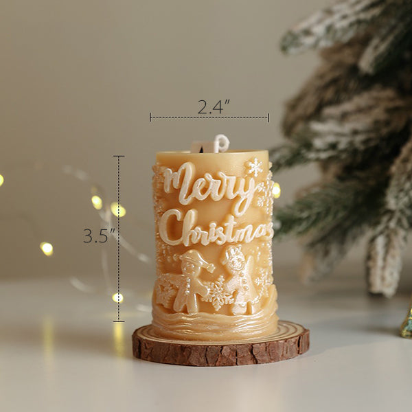 Christmas Scented Candle - Sparkling Bling - Glimmering Pearlescent Design