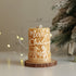 Christmas Scented Candle - Sparkling Bling - Glimmering Pearlescent Design