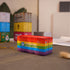 Retro Industrial Container Storage Box - Iron Desk Organizer - Vintage Mini Cargo Design