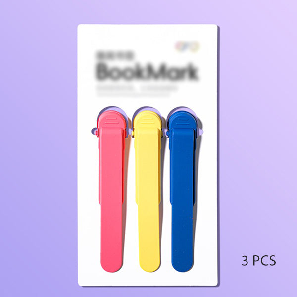 Smart Silicone Bookmark - Automatic Page Holder - Colorful Reading Clips - Flexible Non-Slip Design - Perfect for Books & Journals