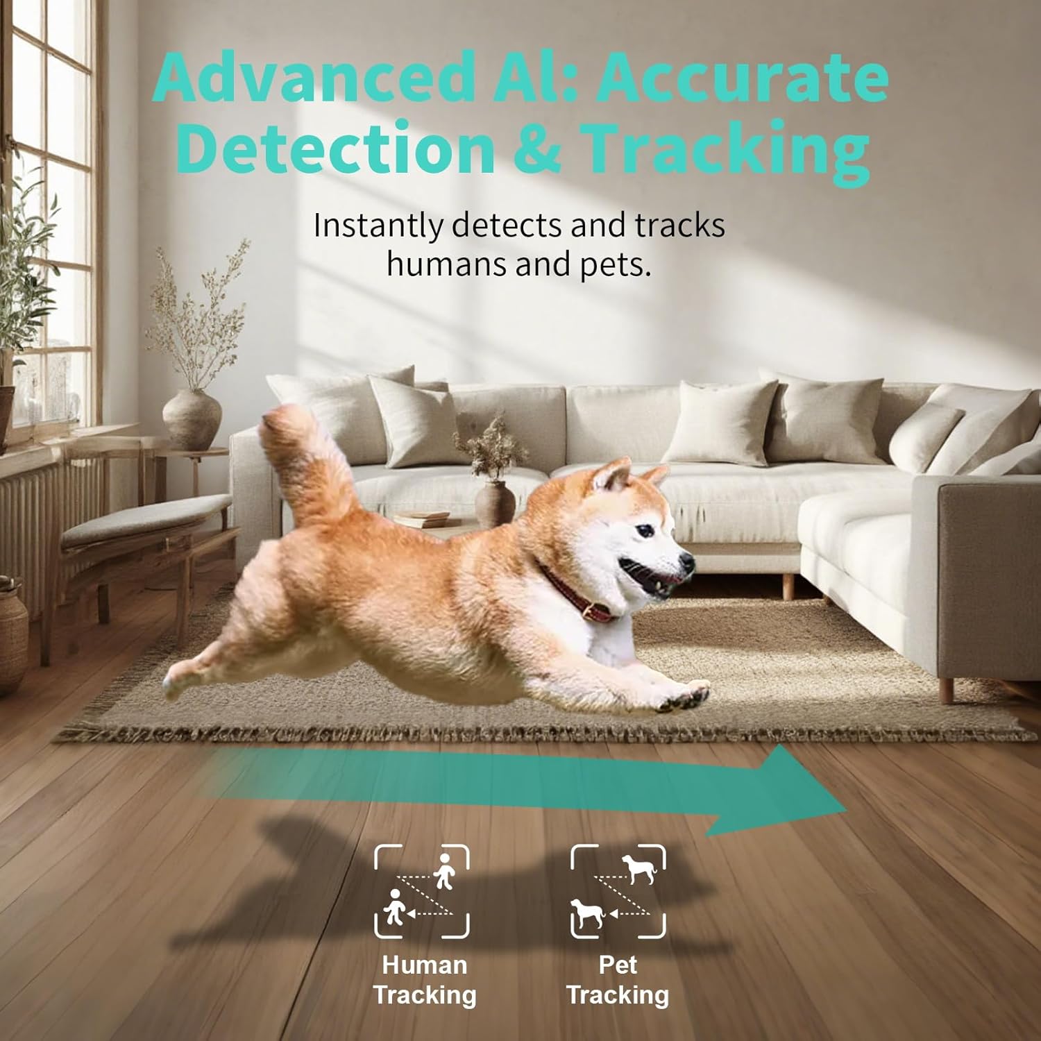 Alaga P50S 3K Indoor Camera – AI Smart Security & 360° View