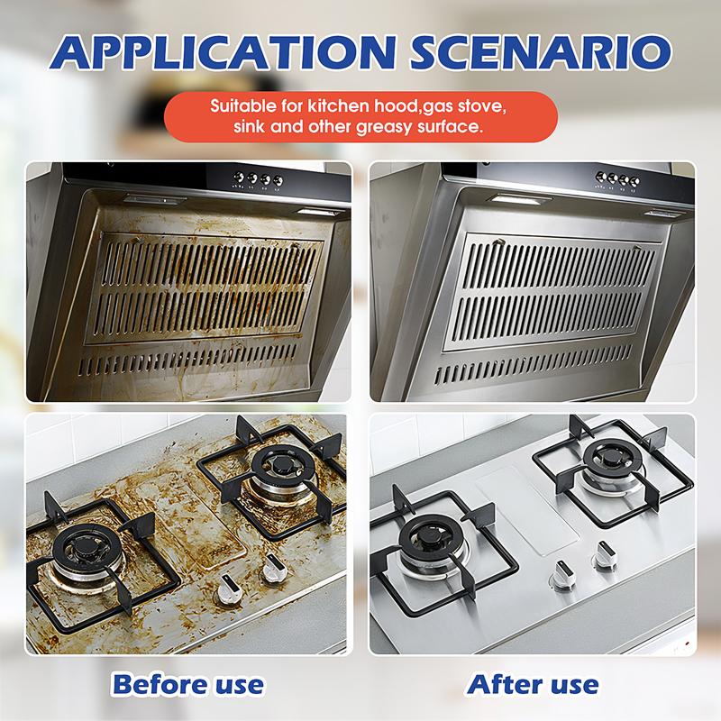 Gihen Heavy Duty Kitchen Degreaser | Professional Oil & Stain Remover Spray for Oven, Hoods & Grill