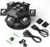 🔥Christmas Promotion $119.99🔥-150W Party Light: RGBW Moving Head with Voice Control & 6 LED Arms
