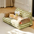 Green Checkered Pet Bed - Beautiful and Elegant