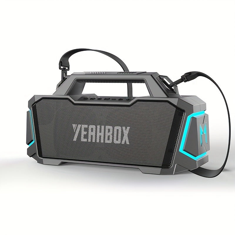 Portable Bluetooth Speaker - 100W Deep Bass - 6-Driver Surround Sound - KTV & Hi-Fi Modes - Wireless Outdoor Speaker - Built-in Handle Design
