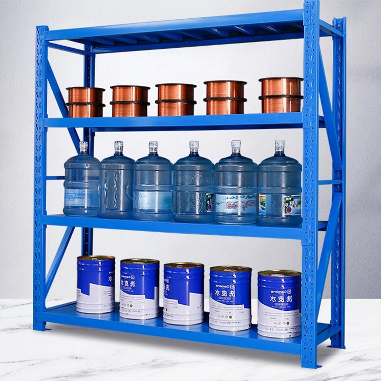 Storage Shelves - Heavy Duty Adjustable Metal Shelving - Industrial Steel Racks for Pantry Kitchen Basement Garage - 4 and 5 Tier Options - 200kg Per Layer