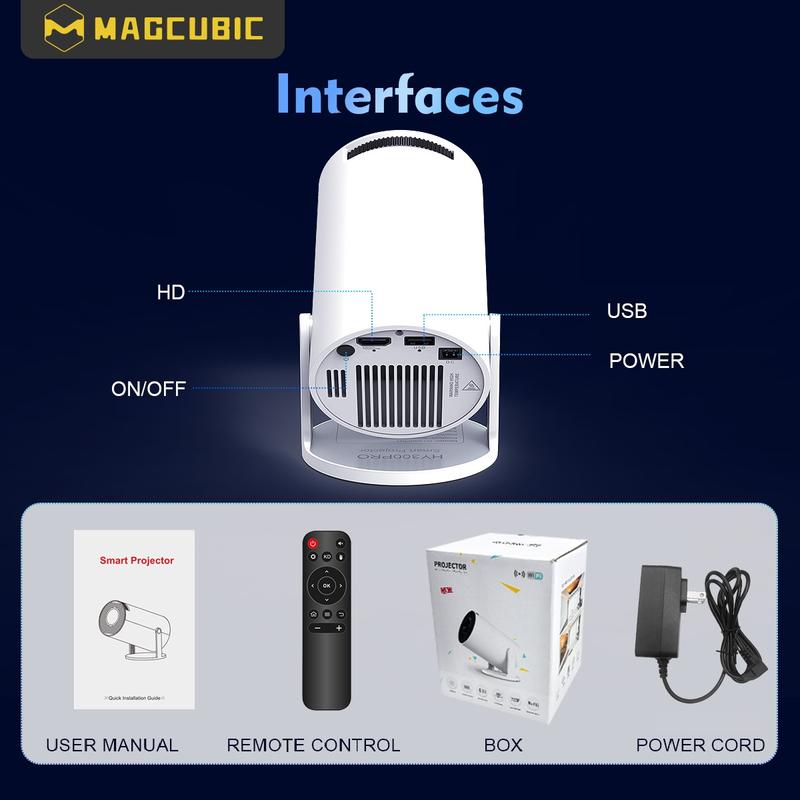 🔥Last Day Promotion 49% OFF-Magcubic HY300Pro Mini Projector